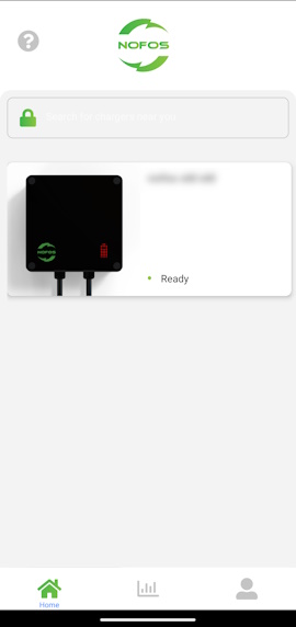 Forside i appen